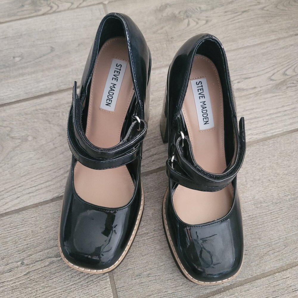 Steve Madden Twice Mary Janes thick Heel